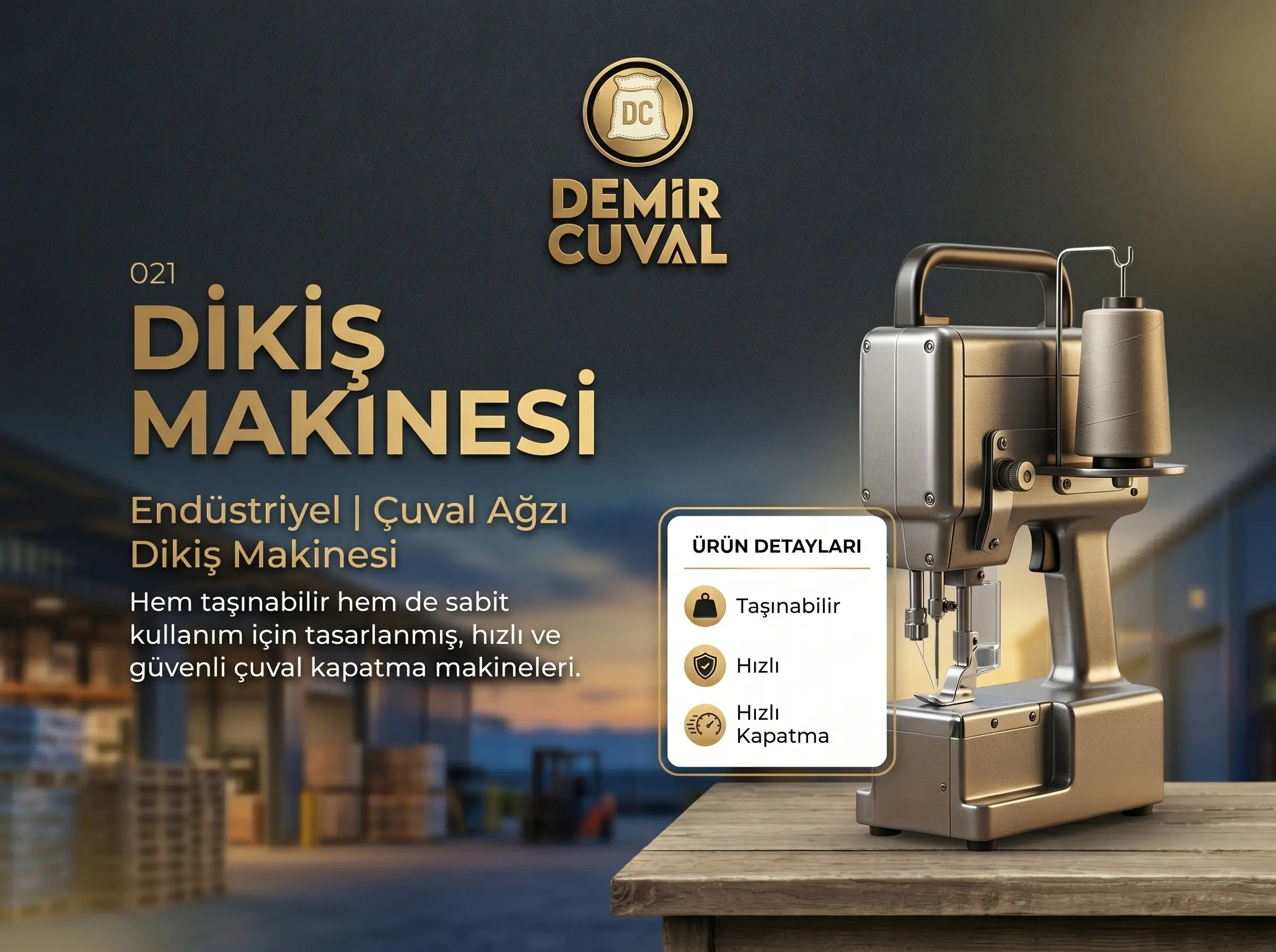 Taşınabilir el tipi çuval ağzı dikme makinesi ve endüstriyel kapama sistemleri